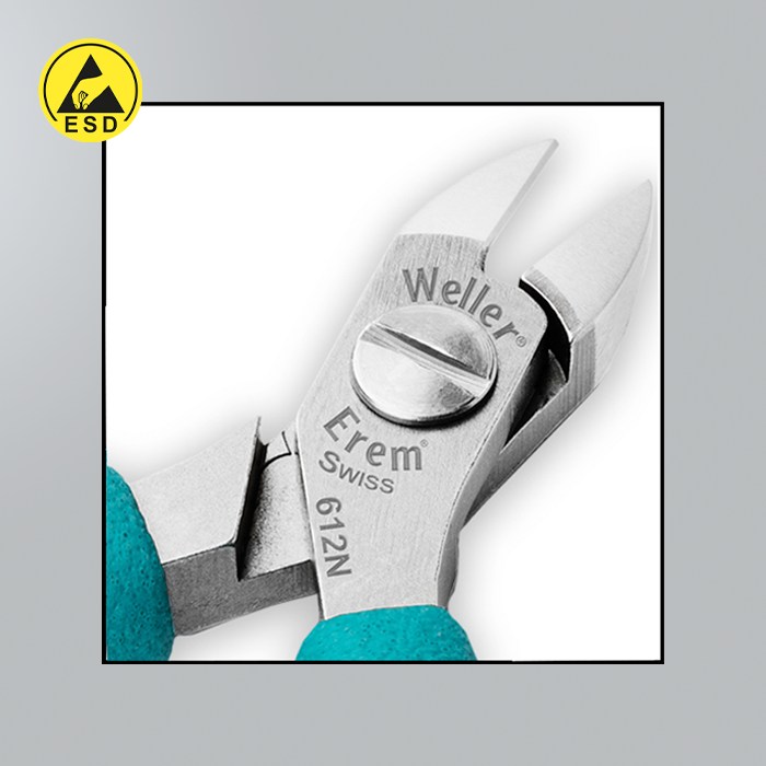 Erem 612N Oval Head Side Cutter - Semi Flush ESD (E-612N) Erem 612N Oval Head Side Cutter - Semi Flush ESD (E-612N)